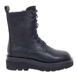 Nero RB85 Scarpe nere con suola alta
