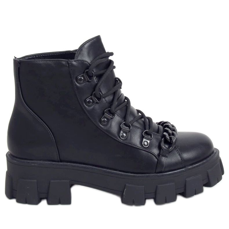 Stivali neri con suola alta NC1106 Black nero