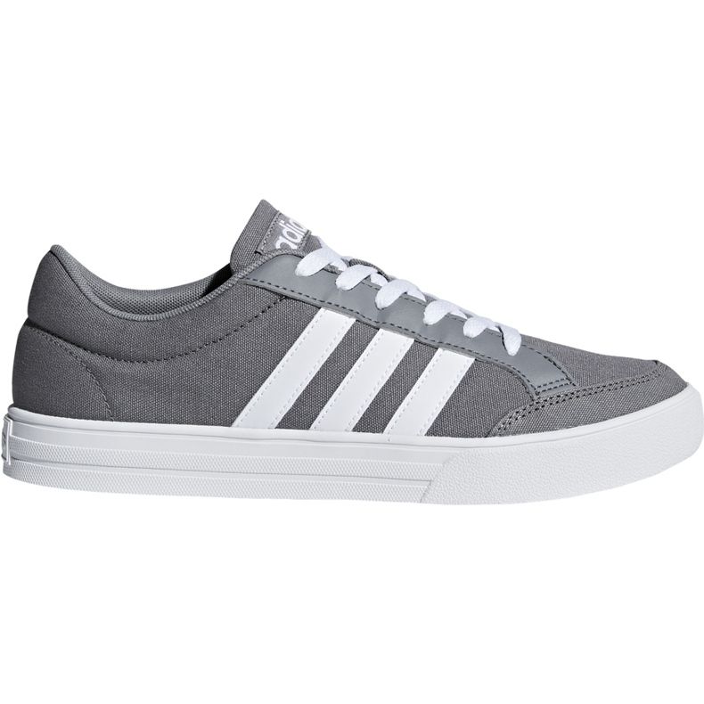 Scarpe da uomo Adidas Vs Set grigie AW3892 bianca grigio