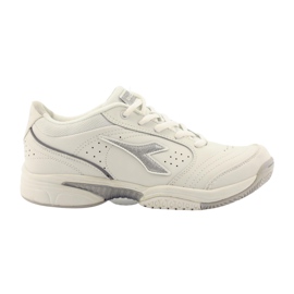 Diadora da donna sportiva 156595 bianca bianco grigio