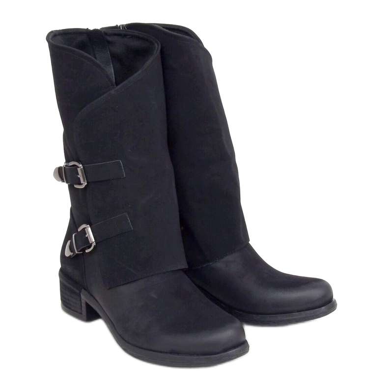 Stivali militari neri ST-33P Black nero