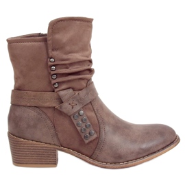 Stivali beige da donna Z1122 Khaki