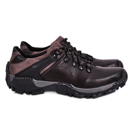 Bednarek Polish Shoes Scarpe da trekking in pelle da uomo Bednarek Nere nero