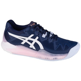 Asics Gel-Resolution 8 Argilla W 1042A070-401 bianco blu navy