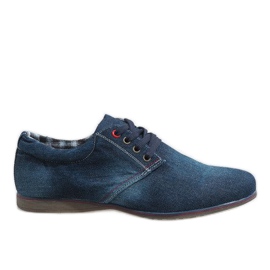 Eleganti scarpe blu navy B16-59 marina