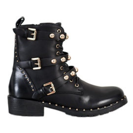 Bella Paris Lavoratori Con Ornamenti Dorati nero