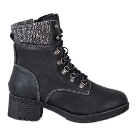 Queentina Stivaletti isolati nero grigio