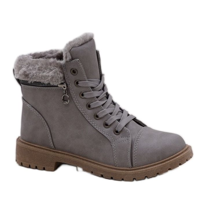 Stivali isolanti grigi trappers Dorfir grigio