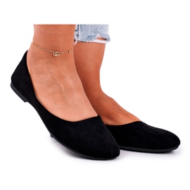 EVE Ballerine da donna in camoscio nero Lasota 1031