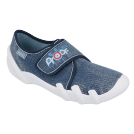 Scarpe per bambini Befado 273Y270 bianca blu