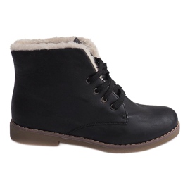 Stivali Caldi Jodhpur Fur 05-3 Nero