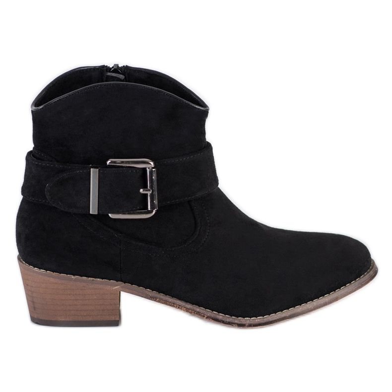 SHELOVET Stivali Alla Moda Con Fibbia nero