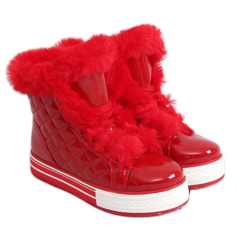 Doposci laccati rossi NB310P-3 Red rosso