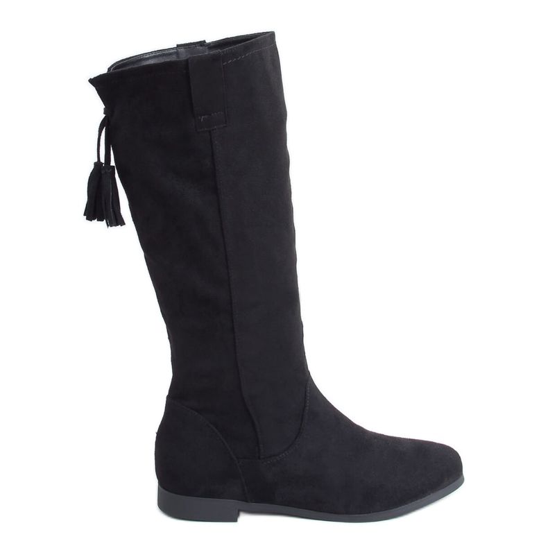 Stivali bassi da donna neri ST-01P Black nero
