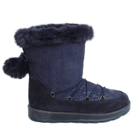 Stivali da neve da donna blu navy 259 marina