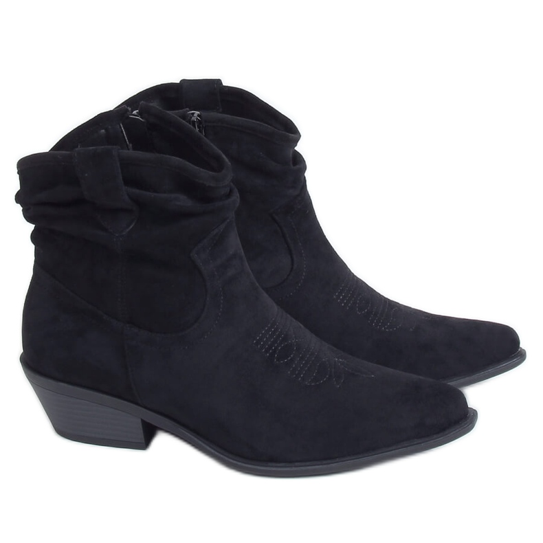 Stivali da cowboy neri da donna 99-65 Black nero