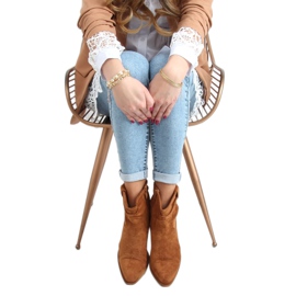 Stivali texani da donna cammello 99-65 Camel marrone