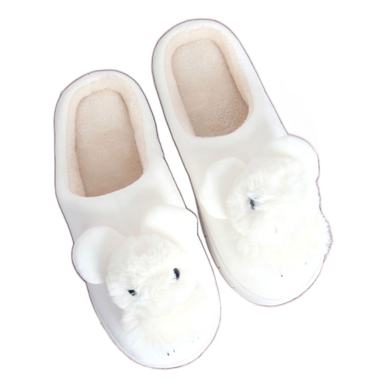 Pantofole da donna bianche MA02P White bianca
