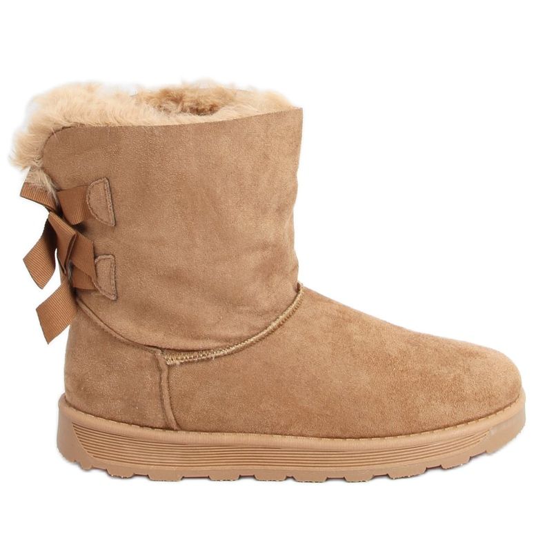 Doposci con fiocchi cammello 256 Camel beige