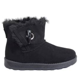 Stivali da neve neri con borchie 255 Black nero