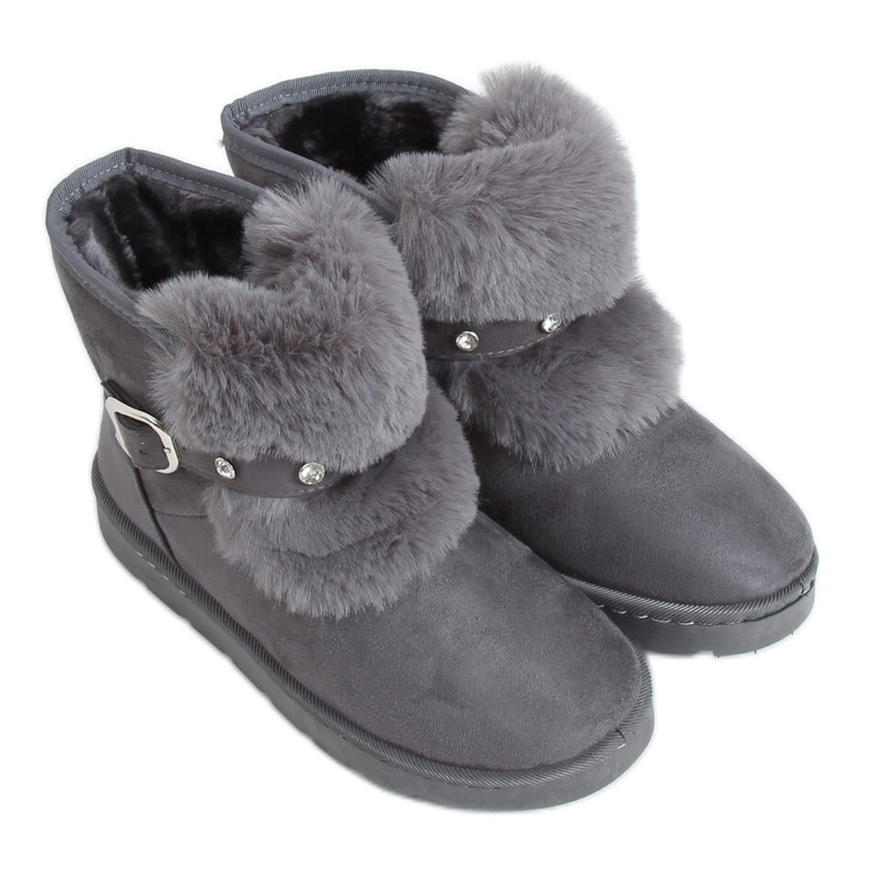 Doposci con zirconi grigi A980 Grey grigio