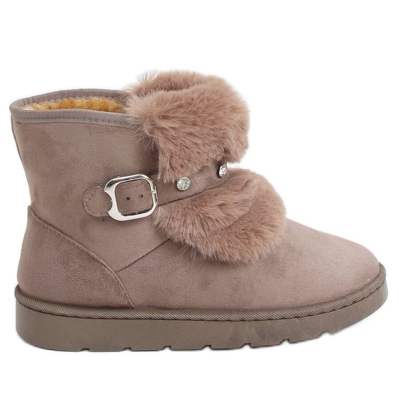 Doposci con zirconi beige A980 Khaki