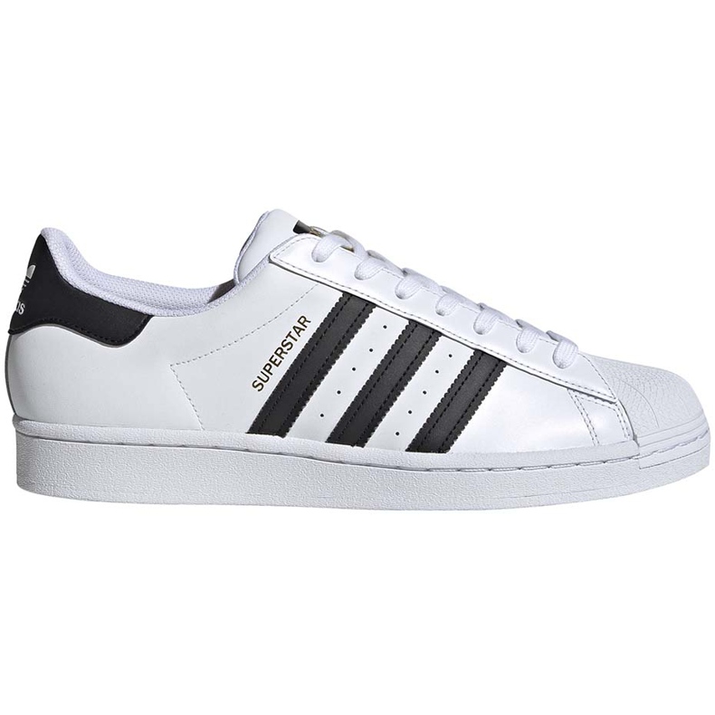 Scarpe da uomo Adidas Superstar bianche EG4958 bianca nero