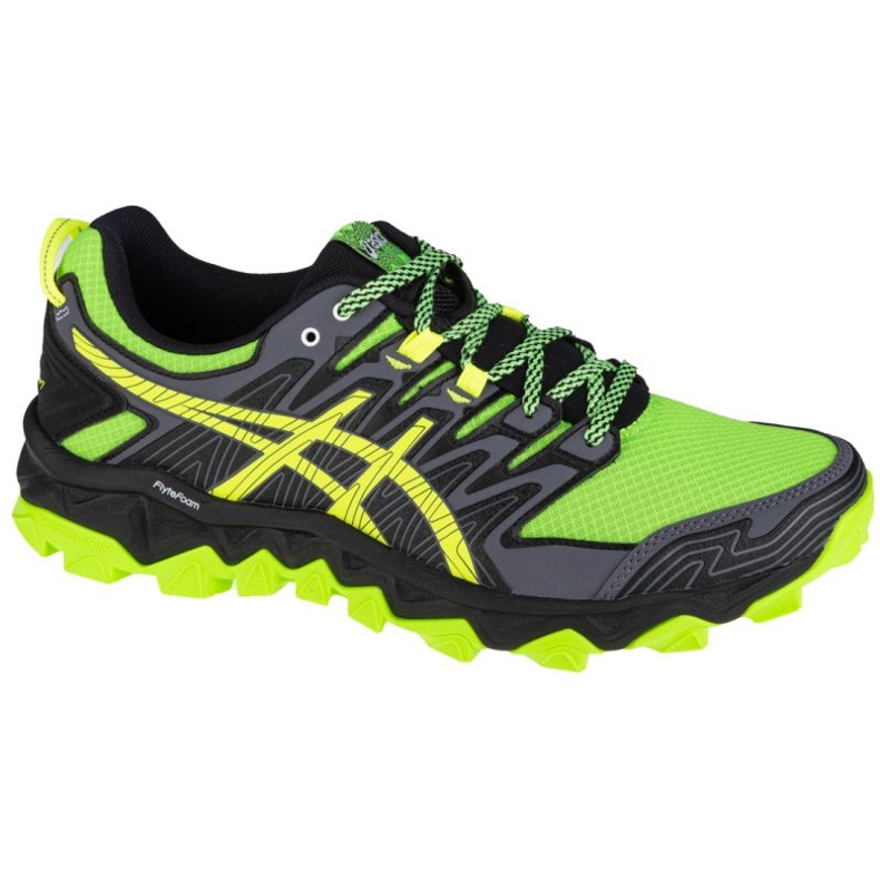 Asics Gel-Fuji Trabuco 7 M 1011A197-300 nero grigio verde giallo