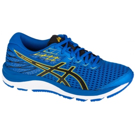 Asics Gel-Cumulus 21 Gs W 1014A069-401 nero blu giallo