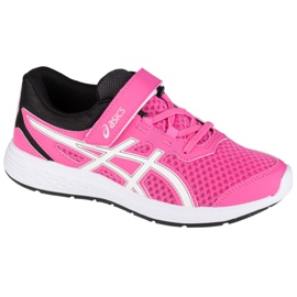 Asics Ikaia 9 Ps Jr 1014A132-700 bianco rosa