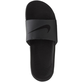 Pantofole Nike Kawa Slide da uomo nere 832646012 nero
