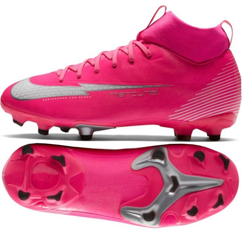 Nike Mercurial Superfly 7 Academy Mg Jr DB5609 611 scarpe da calcio multicolore rosa