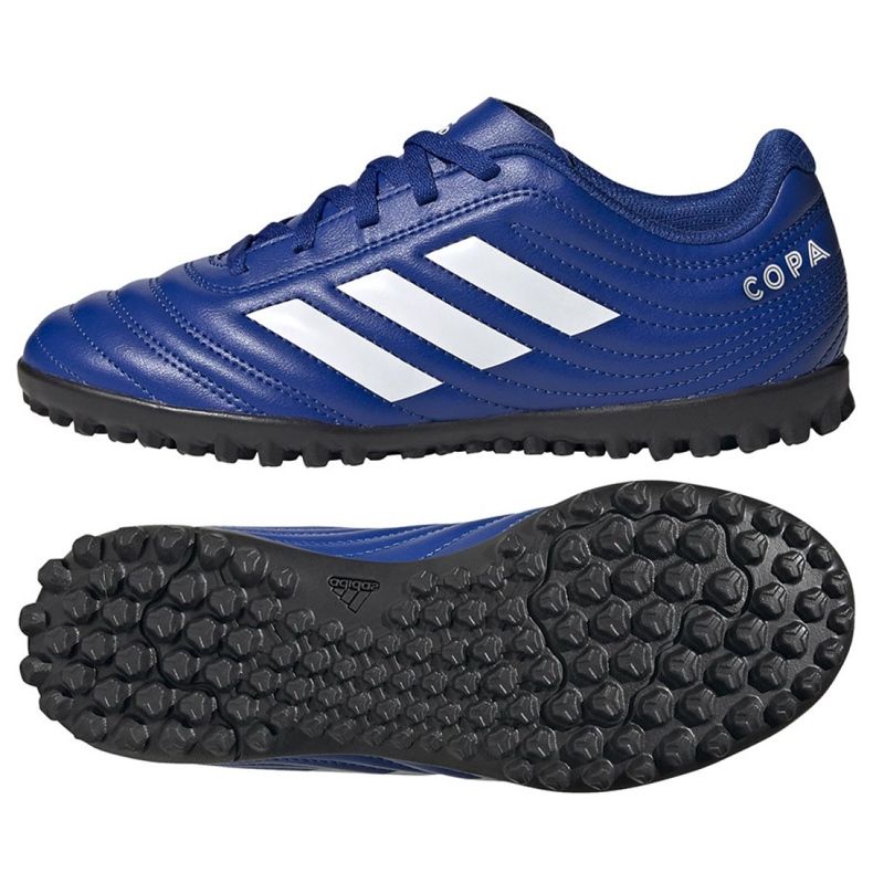 Scarpe da calcio Adidas Copa 20.4 Tf Jr EH0931 multicolore blu