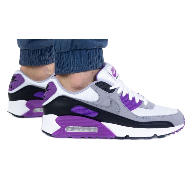 Nike Air Max 90 M CD0881-104 bianca nero viola grigio
