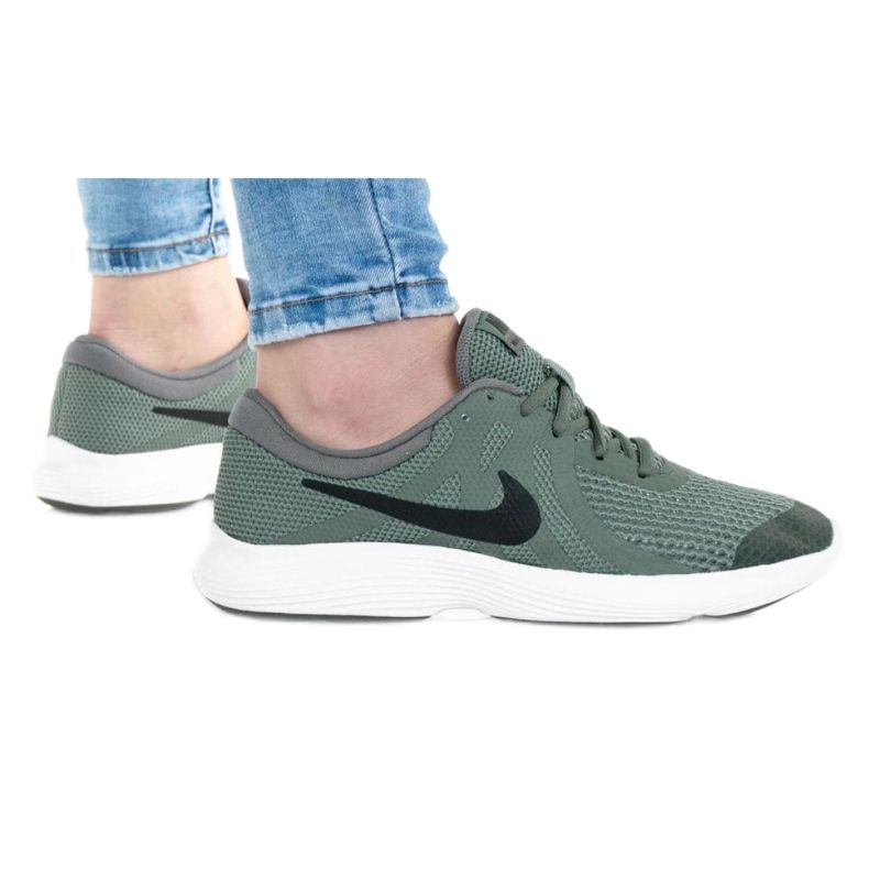 Scarpa Nike Revolution 4 Gs Jr 943309-300 nero verde