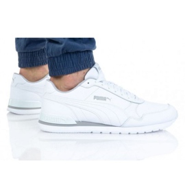 Puma St Runner V2 Full LM 365277 16 scarpe bianca grigio