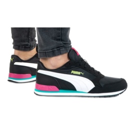 Puma St Runner V2 Nl W 365278 35 scarpe bianco nero rosa
