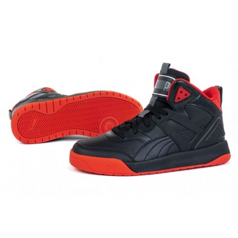 Puma Backcourt Mid M 374139 03 nero rosso