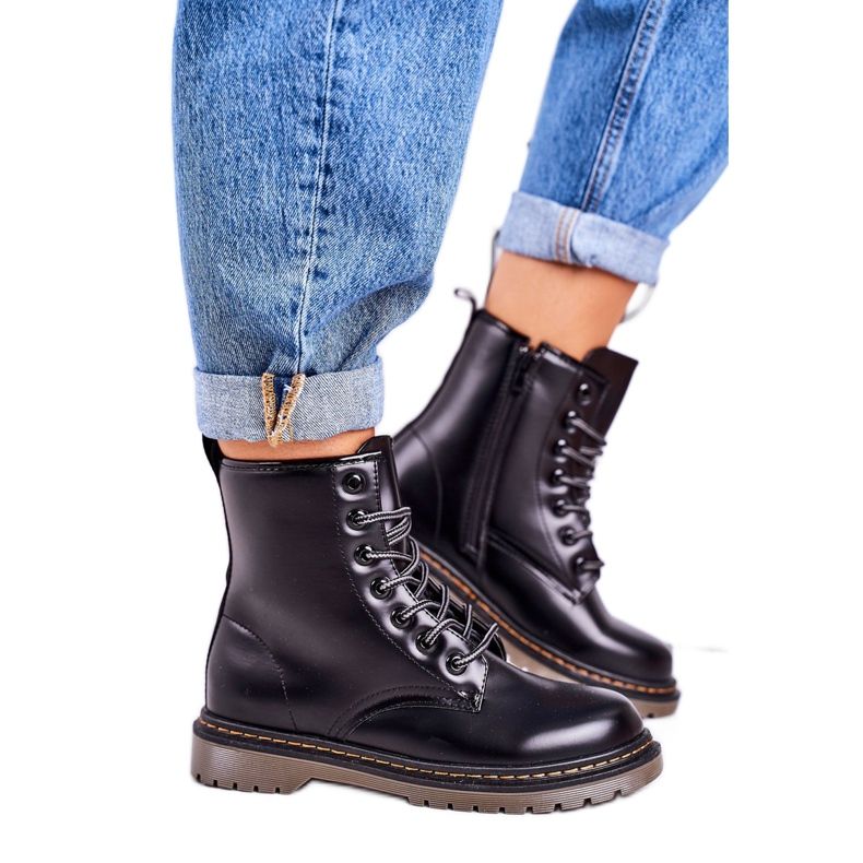 Stivali caldi da donna Matt Black Thunder nero