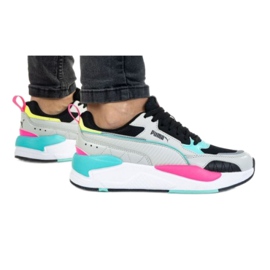 Puma X-Ray 2 Square M 373108 04 nero rosa grigio verde