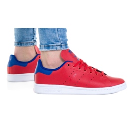 Scarpe Adidas Stan Smith Jr FV3611 bianco rosso