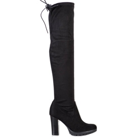 SHELOVET Moschettieri neri alla moda nero