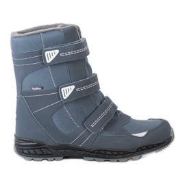 SHELOVET Stivali da neve in velcro blu