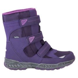 SHELOVET Stivali da neve in velcro viola