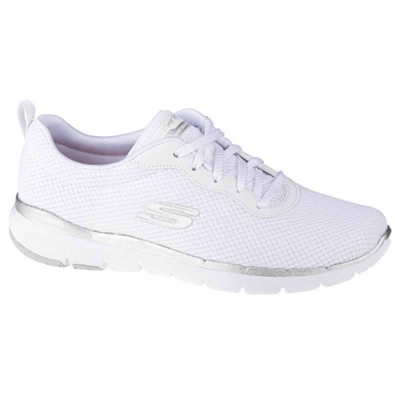 Skechers Flex Appeal 3.0 W 13070-WSL bianca d'argento