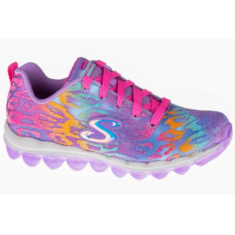 Skechers Skech-Air-Wild Jumpz Jr 84555L-LVMT viola rosa multicolore