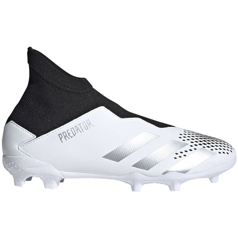Scarpe da calcio Adidas Predator 20.3 Ll Fg Jr FW9212 bianca bianca