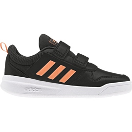 Adidas Tensaur C scarpe da bambino nere e arancioni EF1099 nero arancia