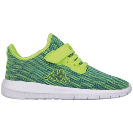 Scarpe da bambino Kappa Gizeh lime-blu 260597K 3360 verde