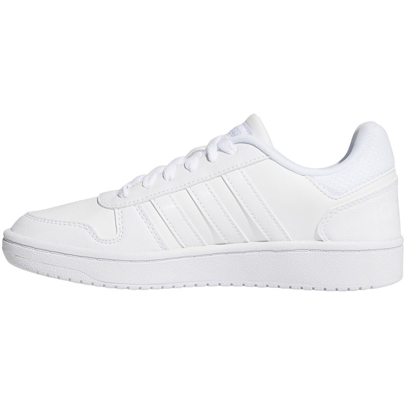 Scarpe Adidas Hoops 2.0 K per bambini bianche F35891 bianca